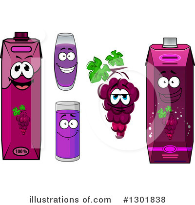 Royalty-Free (RF) Juice Clipart Illustration by Vector Tradition SM - Stock Sample #1301838