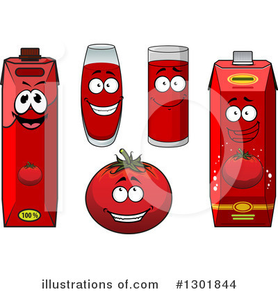 Tomato Juice Clipart #1301844 by Vector Tradition SM