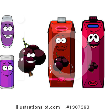 Royalty-Free (RF) Juice Clipart Illustration by Vector Tradition SM - Stock Sample #1307393