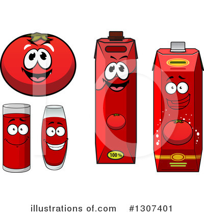Tomato Juice Clipart #1307401 by Vector Tradition SM