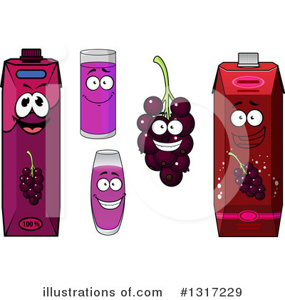 Royalty-Free (RF) Juice Clipart Illustration by Vector Tradition SM - Stock Sample #1317229