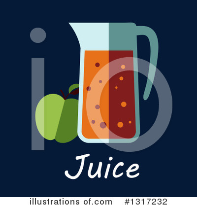 Apple Juice Clipart #1317232 by Vector Tradition SM