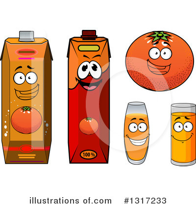 Royalty-Free (RF) Juice Clipart Illustration by Vector Tradition SM - Stock Sample #1317233