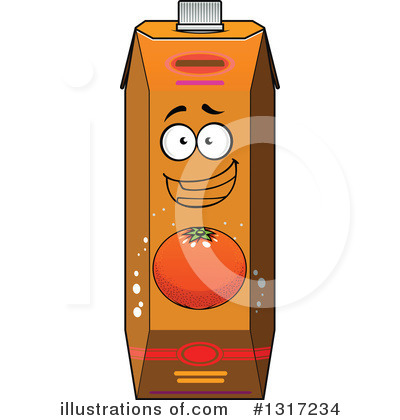 Royalty-Free (RF) Juice Clipart Illustration by Vector Tradition SM - Stock Sample #1317234