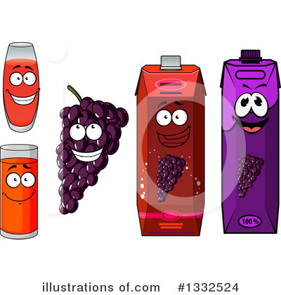 Juice Clipart #1332524 by Vector Tradition SM