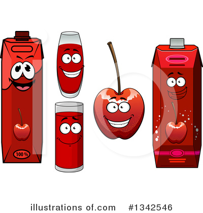 Royalty-Free (RF) Juice Clipart Illustration by Vector Tradition SM - Stock Sample #1342546