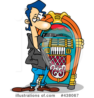 Royalty-Free (RF) Jukebox Clipart Illustration by toonaday - Stock Sample #438067