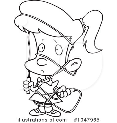 Royalty-Free (RF) Jump Rope Clipart Illustration by toonaday - Stock Sample #1047965