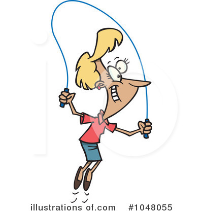 Royalty-Free (RF) Jump Rope Clipart Illustration by toonaday - Stock Sample #1048055