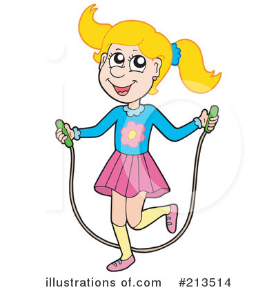 Royalty-Free (RF) Jump Rope Clipart Illustration by visekart - Stock Sample #213514