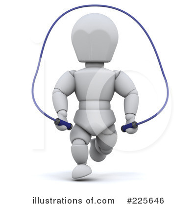 Royalty-Free (RF) Jump Rope Clipart Illustration by KJ Pargeter - Stock Sample #225646