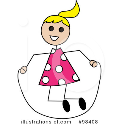 Royalty-Free (RF) Jump Rope Clipart Illustration by Pams Clipart - Stock Sample #98408