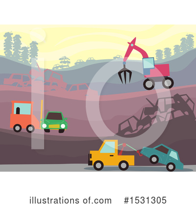 Royalty-Free (RF) Junk Yard Clipart Illustration by BNP Design Studio - Stock Sample #1531305