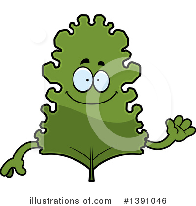 Royalty-Free (RF) Kale Mascot Clipart Illustration by Cory Thoman - Stock Sample #1391046