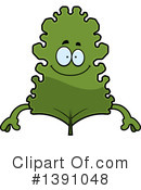 Kale Mascot Clipart #1391048 by Cory Thoman