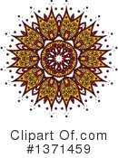 Kaleidoscope Flower Clipart #1371459 by Vector Tradition SM