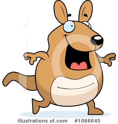 Royalty-Free (RF) Kangaroo Clipart Illustration by Cory Thoman - Stock Sample #1066645