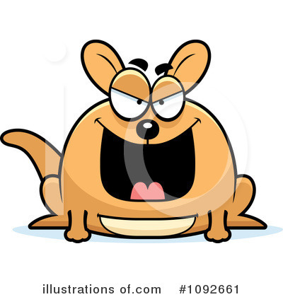 Evil Kangaroo Clipart #1092661 by Cory Thoman