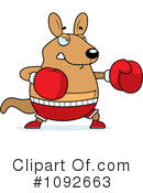 Kangaroo Clipart #1092663 by Cory Thoman