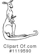 Kangaroo Clipart #1119590 by Prawny Vintage