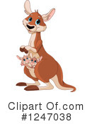 Kangaroo Clipart #1247038 by Pushkin