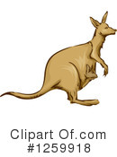 Kangaroo Clipart #1259918 by BNP Design Studio