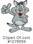 Kangaroo Clipart #1278556 by Dennis Holmes Designs