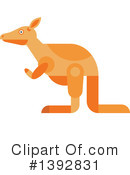 Kangaroo Clipart #1392831 by Vector Tradition SM