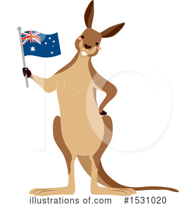 Kangaroo Clipart #1531020 by BNP Design Studio