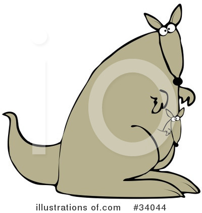 Kangaroo Clipart #34044 by djart