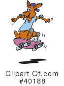 Kangaroo Clipart #40188 by Dennis Holmes Designs