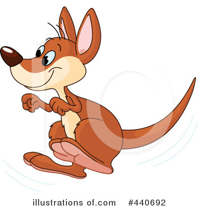 Kangaroo Clipart #440692 by Pushkin