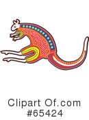 Kangaroo Clipart #65424 by Dennis Holmes Designs