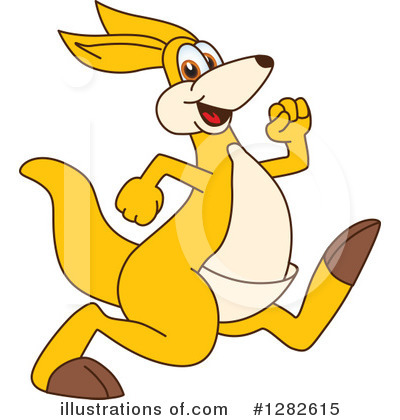Royalty-Free (RF) Kangaroo Mascot Clipart Illustration by Mascot Junction - Stock Sample #1282615