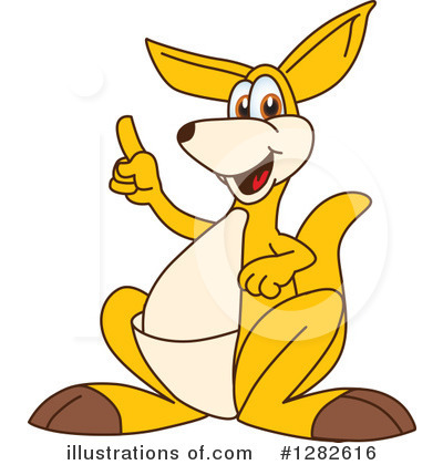 Royalty-Free (RF) Kangaroo Mascot Clipart Illustration by Mascot Junction - Stock Sample #1282616