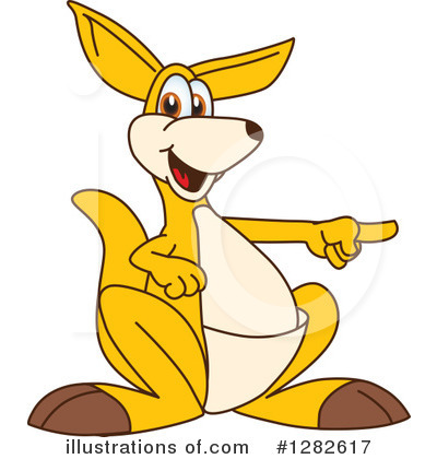 Royalty-Free (RF) Kangaroo Mascot Clipart Illustration by Mascot Junction - Stock Sample #1282617