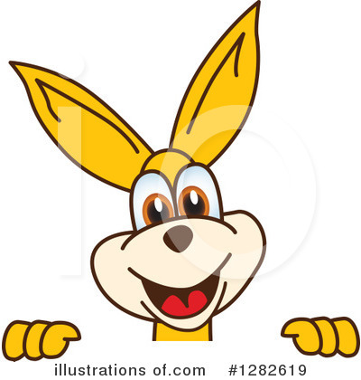 Royalty-Free (RF) Kangaroo Mascot Clipart Illustration by Mascot Junction - Stock Sample #1282619