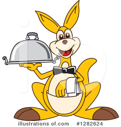 Royalty-Free (RF) Kangaroo Mascot Clipart Illustration by Mascot Junction - Stock Sample #1282624