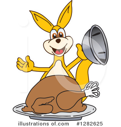 Royalty-Free (RF) Kangaroo Mascot Clipart Illustration by Mascot Junction - Stock Sample #1282625