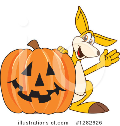 Royalty-Free (RF) Kangaroo Mascot Clipart Illustration by Mascot Junction - Stock Sample #1282626