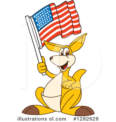 Royalty-Free (RF) Kangaroo Mascot Clipart Illustration by Mascot Junction - Stock Sample #1282628