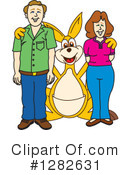 Kangaroo Mascot Clipart #1282631 by Mascot Junction