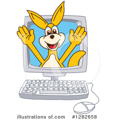 Kangaroo Mascot Clipart #1282658 by Toons4Biz