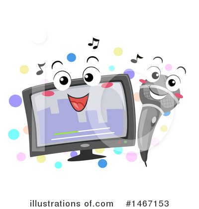 Royalty-Free (RF) Karaoke Clipart Illustration by BNP Design Studio - Stock Sample #1467153