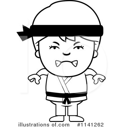 Royalty-Free (RF) Karate Clipart Illustration by Cory Thoman - Stock Sample #1141262