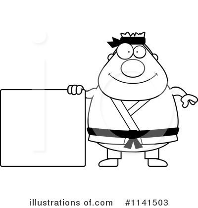 Royalty-Free (RF) Karate Clipart Illustration by Cory Thoman - Stock Sample #1141503