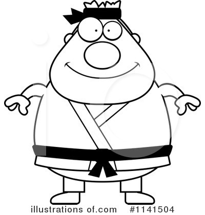 Royalty-Free (RF) Karate Clipart Illustration by Cory Thoman - Stock Sample #1141504