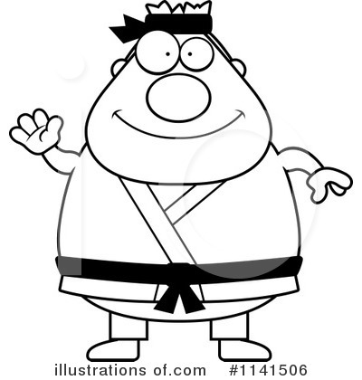 Royalty-Free (RF) Karate Clipart Illustration by Cory Thoman - Stock Sample #1141506
