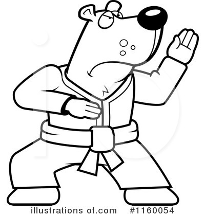 Royalty-Free (RF) Karate Clipart Illustration by Cory Thoman - Stock Sample #1160054