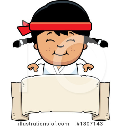 Asian Girl Clipart #1307143 by Cory Thoman